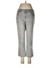 Jordache Chevron-herringbone Gray Jeans Size 6 - photo 1
