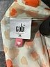 CAbi 100% Polyester Animal Print Orange 3/4 Sleeve Blouse Size XL - photo 7