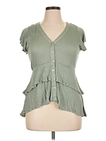 Belle Du Jour Short Sleeve Blouse (view 1)