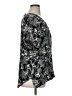 Catherines 100% Rayon Paisley Black Short Sleeve Blouse Size 0X - photo 4