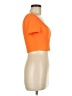 Shein Orange Short Sleeve T-Shirt Size 6 - photo 4