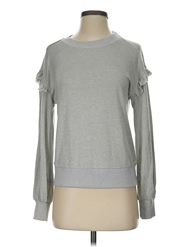 Pre-owned T Tahari Sweatshirt In Gray