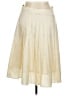Bloomingdale's 100% Polyester Solid Ivory Formal Skirt Size 14 - photo 1