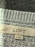 Ann Taylor LOFT 100% Cotton Gray Pullover Sweater Size M - photo 7