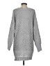 Shein 100% Polyester Metallic Silver Pullover Sweater Size XS - photo 2