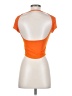 Shein Orange Short Sleeve Top Size S - photo 2