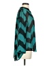 Absolutely Famous Chevron-herringbone Teal 3/4 Sleeve Blouse Size S - photo 4