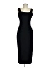 MNG Solid Black Cocktail Dress Size 6 - photo 1