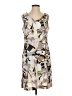 Charlie Graphic Tan Cocktail Dress Size S - photo 1