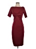 Unbranded Solid Burgundy Cocktail Dress Size S - photo 1