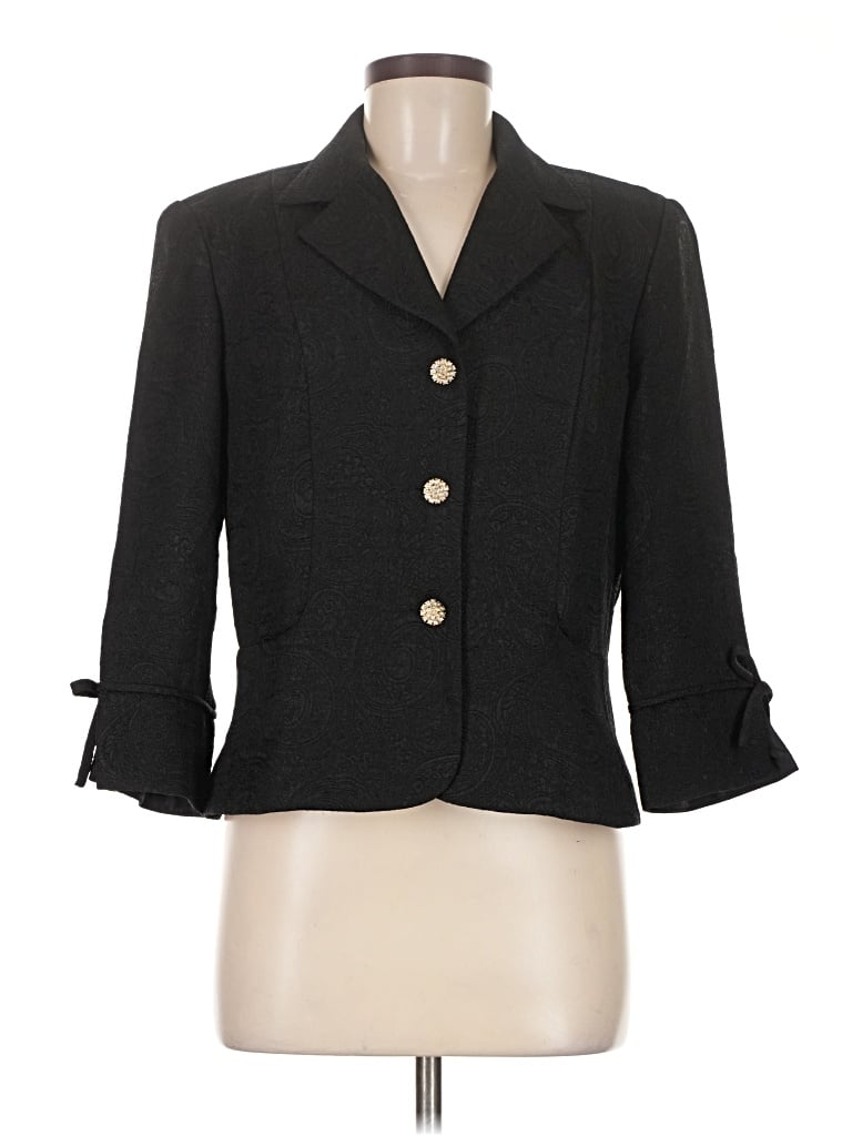 Pre-owned Studio 1 Blazer Jacket In Black