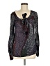 Leifsdottir Black Long Sleeve Blouse Size 8 - photo 1