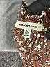 Max Studio 100% Polyester Floral Brown Long Sleeve Blouse Size L - photo 7