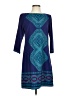 Britt Ryan 100% Silk Paisley Blue Casual Dress Size 4 - photo 1