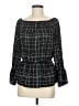 Moa Moa 100% Polyester Black 3/4 Sleeve Blouse Size M - photo 2