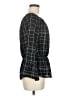Moa Moa 100% Polyester Black 3/4 Sleeve Blouse Size M - photo 5