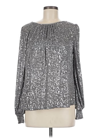 She + Sky Long Sleeve Blouse (view 1)
