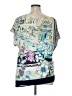 Christopher & Banks Teal Short Sleeve Blouse Size XL (petite) - photo 2