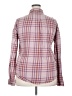 PrAna Plaid Burgundy Long Sleeve Button-Down Shirt Size XL - photo 2