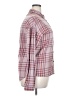 PrAna Plaid Burgundy Long Sleeve Button-Down Shirt Size XL - photo 4
