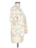 Appleseeds Floral Pink Short Sleeve Blouse Size L - photo 4