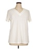 Sampeel Ivory Short Sleeve Blouse Size XL - photo 1