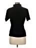 DressBarn Solid Black Short Sleeve Top Size M - photo 2