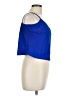 DKNY 100% Polyester Blue Sleeveless Top Size L - photo 4