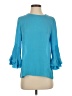 Kobi Halperin Teal 3/4 Sleeve Blouse Size XS - photo 1