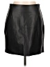 Dynamite 100% Polyurethane Black Faux Leather Skirt Size L - photo 1