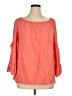 Fever 100% Rayon Orange 3/4 Sleeve Blouse Size XL - photo 1
