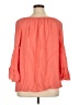 Fever 100% Rayon Orange 3/4 Sleeve Blouse Size XL - photo 2