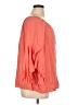 Fever 100% Rayon Orange 3/4 Sleeve Blouse Size XL - photo 4
