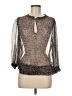 Zara Basic Brown 3/4 Sleeve Blouse Size M - photo 1