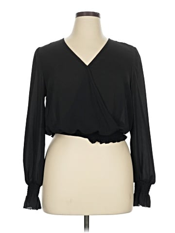 Ultra Flirt Long Sleeve Blouse (view 1)