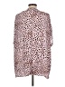 CAbi 100% Polyester Animal Print Pink 3/4 Sleeve Blouse Size L - photo 2