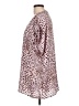 CAbi 100% Polyester Animal Print Pink 3/4 Sleeve Blouse Size L - photo 5