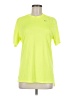 Nike 100% Polyester Yellow Active T-Shirt Size M - photo 1