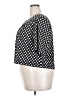 Madison Leigh Polka Dots Black Short Sleeve Blouse Size 22W - photo 5