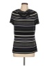 Jones Wear Stripes Black Short Sleeve Turtleneck Size L - photo 1