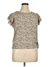 Unbranded 100% Polyester Tweed Tan Short Sleeve T-Shirt Size XL - photo 1