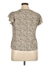 Unbranded 100% Polyester Tweed Tan Short Sleeve T-Shirt Size XL - photo 2