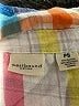 Westbound Color Block Orange White 3/4 Sleeve Button-Down Shirt Size S (petite) - photo 4
