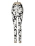 IVL Collective Print White Leggings Size 6 - photo 1
