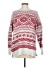Ann Taylor LOFT Chevron-herringbone Red Pullover Sweater Size M - photo 1
