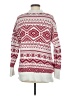 Ann Taylor LOFT Chevron-herringbone Red Pullover Sweater Size M - photo 2