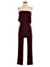 Blue Blush Color Block Burgundy Jumpsuit Size M (estimated) - photo 1