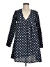 PrettyLittleThing 100% Polyester Polka Dots Blue Kimono Size 6 - photo 1