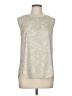 Athleta Metallic Silver Sleeveless Blouse Size M - photo 1