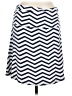 Yala Chevron-herringbone Blue Casual Skirt Size L - photo 1